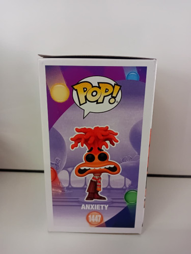 Funko Pop! Disney Pixar!: Inside Out 2 Divertidamente 2 Anxiety Ansiedade #1447 - Disney Pixar Divertidamente - #1447