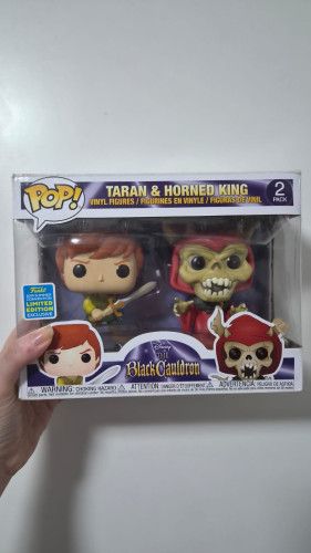 Funko Pop! Disney The Black Cauldron Taran & Horned King 2 Pack Exclusivo-The Black Cauldron-2