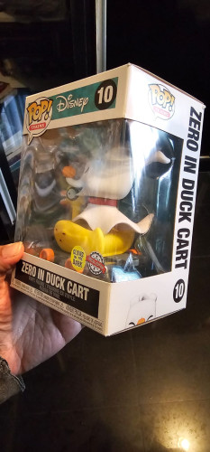 Funko Pop! Disney Zero In Duck Cart #10 Glow Original Colecionavel - Disney Nightmare Before Christmas - #10
