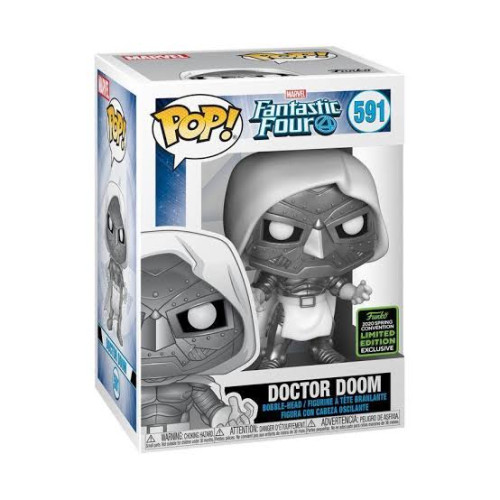 Funko Pop! Doctor Doom - 2020 Spring Convention Exclusive - Fantastic Four Marvel Fantastic Four #591 - Produto Original