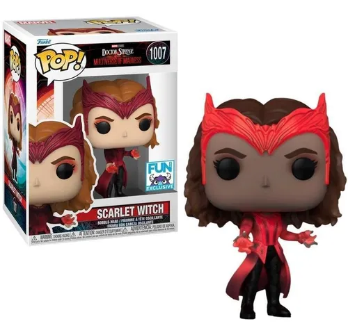 Funko Pop! Scarlet Witch - Wanda (glows in the dark) FUN Exclusive-Doutor Estranho No Multiverso Da Loucura-1007