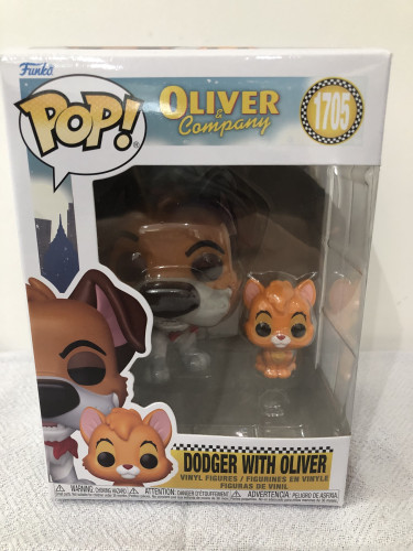 Funko Pop! Dodger with Oliver-Disney Oliver & Company-1705