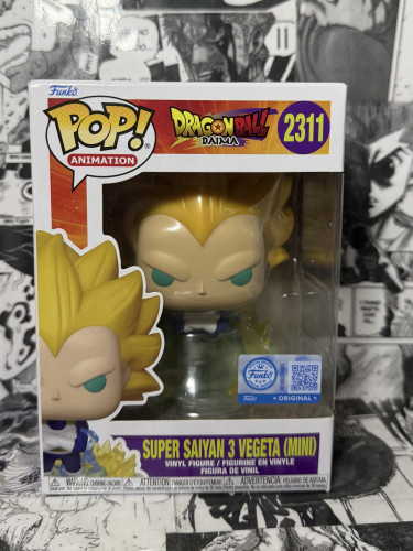 Funko Pop! Dragon Ball Daima - Super Saiyan 3 Vegeta (Mini) Dragon Ball Daima #2311 - Produto Original