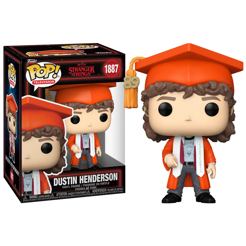 Funko Pop! Dustin Henderson (Formatura) - Stranger Things T5 Television Stranger Things #1887 - Produto Original