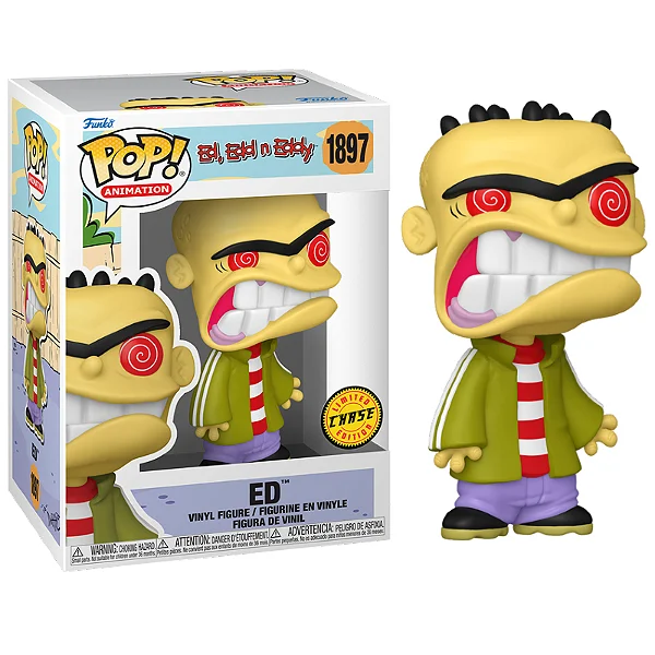 Funko Pop! Ed *Chase* Ed, Edd N Eddy #1897 - Produto Original