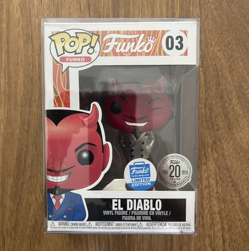 Funko Pop! El Diablo Funko #03 - Produto Original