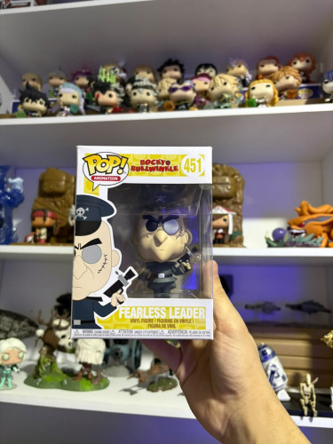 Funko Pop! Fearless Leader Rocky & Bullwinkle #451 - Produto Original