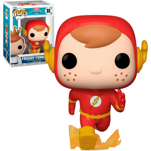 Funko Pop! Freddy Funko as The Flash (RARO) Fun of the Run imitado FUNKO POP #0 - Produto Original