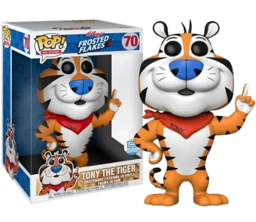 Funko Pop! Frosted Flakes Tony The Tiger 10 Polegadas Figure Store Exclusive Ad Icons Kellogg's Frosted Flakes #70 - Produto Original