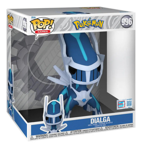 Funko Pop! Games - Pokémon 996 - Dialga (limited Edition) - Edição Jumbo Pokemon #996 - Produto Original