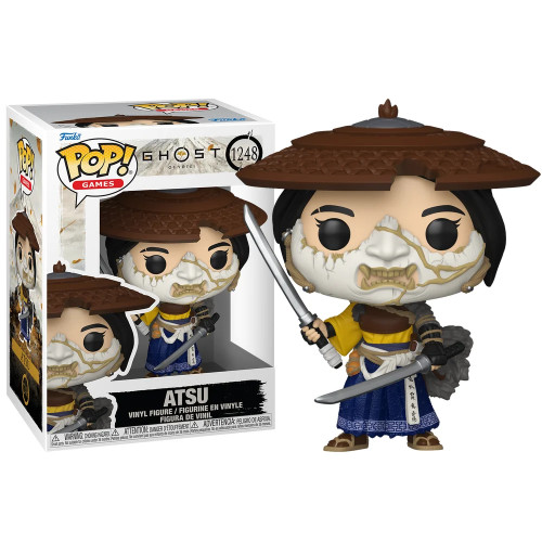 Funko Pop! Games Playstation: Ghost Of Yotei Atsu #1248 Playstation: Ghost Of Yotei #1248 - Produto Original