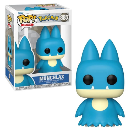 Funko Pop! Games: Pokémon Munchlax #885 Pokémon: Normal Type #885 - Produto Original