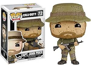 Funko Pop! Games Call Of Duty Capt John Price 72 Original Colecionavel Games Call Of Duty #72 - Produto Original