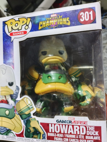  Funko Pop! Games Marvel Contest Of Champions Howard The Duck 301 #301 - Produto Original