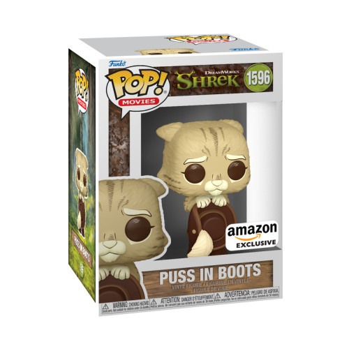 Funko Pop! Gato de Botas Shrek Amazon Exclusive (Caixa com Detalhes)-Shrek-1596