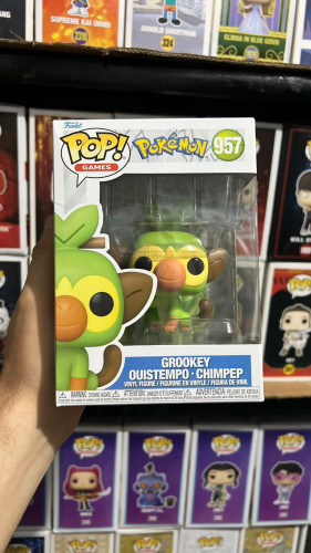 Funko Pop! Grookey 957 Funko Pop Pokémon Games Pokemon #957 - Produto Original