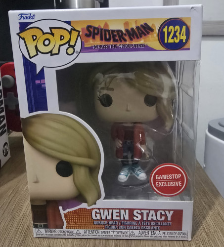Funko Pop! Gwen Stacy Spider-man Into The Spider-verse #1234 - Produto Original