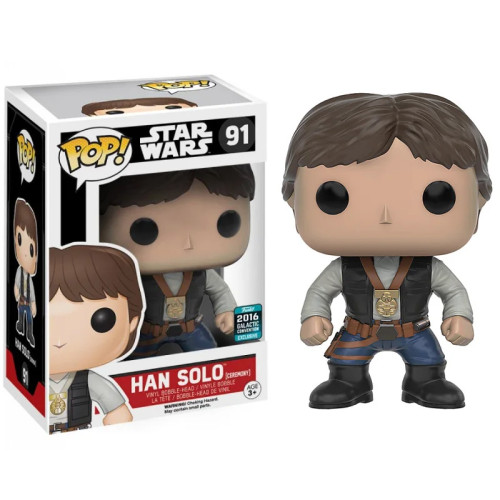Funko Pop! Han Solo Cremony Star Wars Exclusivo 2016 Galactic Convention 91 Star Wars #91 - Produto Original