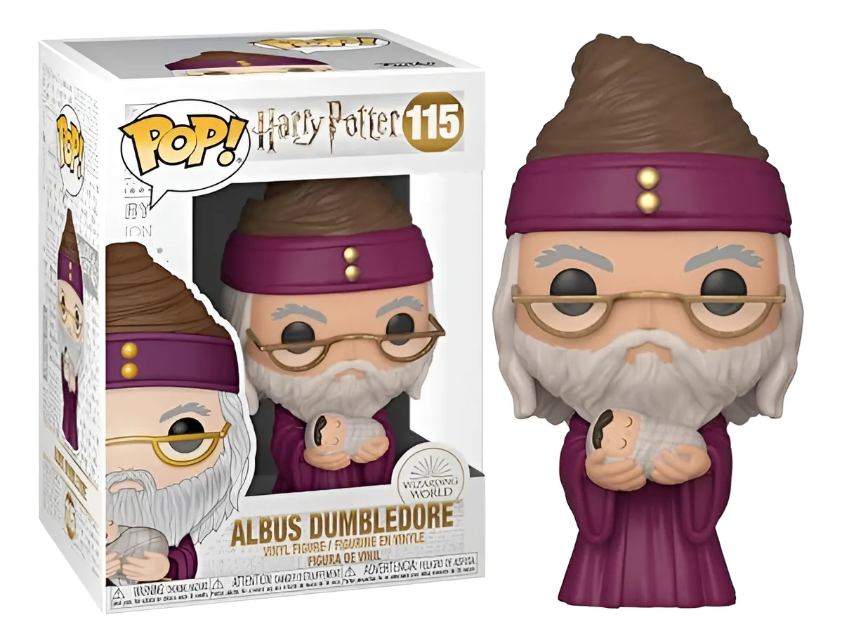 Funko Pop Albus Dumbledore Com Harry Bebê #115  (sem Caixa) - Harry Potter - #115 FUNKO POP #115 - Produto Original