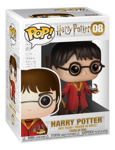 Funko Pop! Harry Potter – Harry Potter com Túnica de Quadribol #08 - Harry Potter - #8