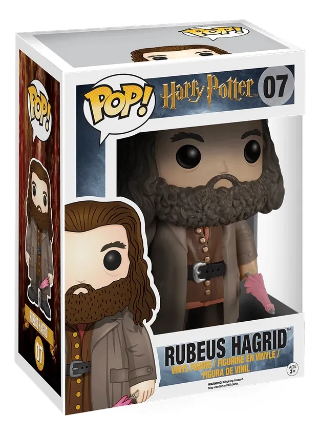 Funko Pop! Harry Potter – Rúbeo Hagrid (6 polegadas) #07 - Harry Potter - #07