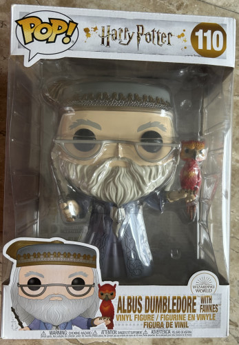 Funko Pop! Harry Potter: Albus Dumbledore With Fawkes (10 Inch) 10 Polegadas-Harry Potter-110