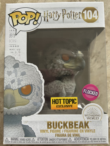 Funko Pop! Harry Potter: Buckbeak Hot Topic Exclusive (flocked) Harry Potter #104 - Produto Original