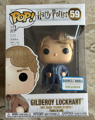 Funko Pop! Harry Potter: Gilderoy Lockhart Barnes & Noble Exclusive Harry Potter #59 - Produto Original