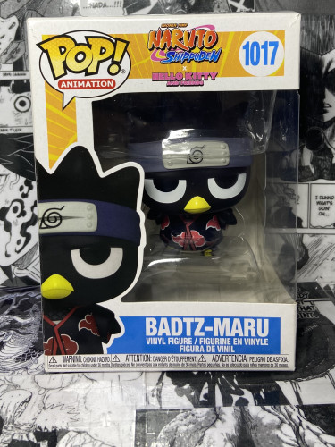 Funko Pop! Hello Kitty x Naruto - Badtz-Maru Naruto Shippuden X Hello Kitty And Friends #1017 - Produto Original