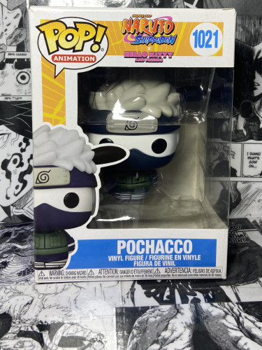 Funko Pop! Hello Kitty x Naruto - Pochacco Naruto Shippuden X Hello Kitty And Friends #1021 - Produto Original