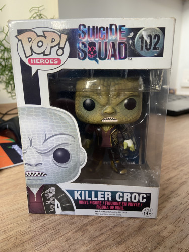 Funko Pop! Heroes – Killer Croc #102 | Suicide Squad | DC Colecionável-Suicide Squad-102