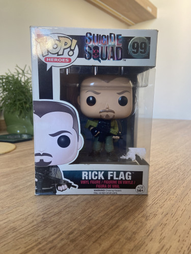 Funko Pop! Heroes – Rick Flag #99 | Suicide Squad | Dc Colecionável-Suicide Squad-99