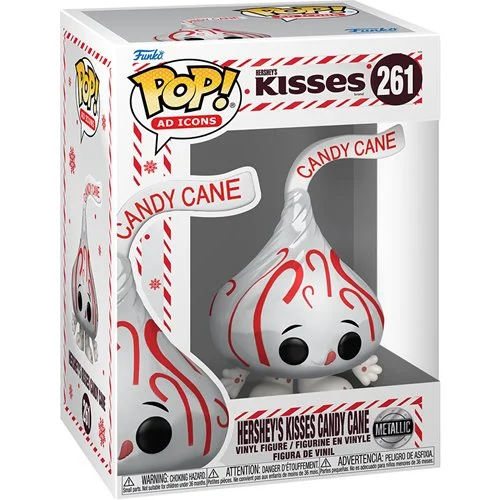 Funko Pop  Hershey's Kisses Candy Cane Metallic-Hershey's Kisses-261