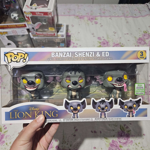 Funko Pop! Hienas Banzai, Shenzi E Ed The Lion King Exclusivo 2019 Spring Convention 3 Pack - Disney - #3