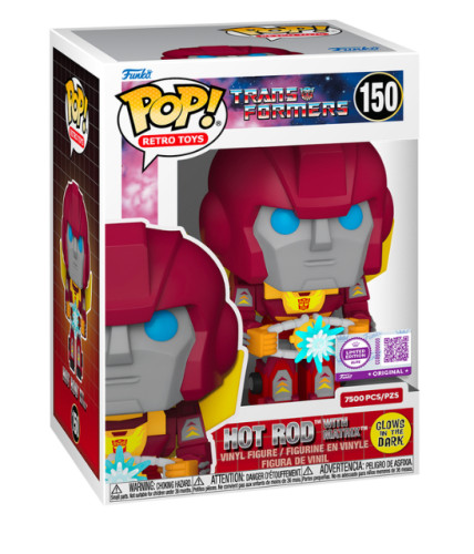 Funko Pop! Hot Rod with Matrix Transformers - Retro Toys #150 - Produto Original
