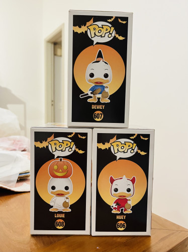 Funko Pop! Huey, Louie e Dewey - Halloween Disney - DuckTales - #1