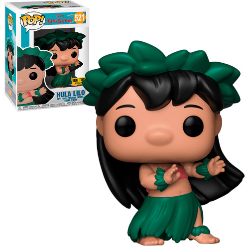 Funko Pop! Hula Lilo 521 Hot Topic Rara Disney Lilo & Stitch FUNKO POP #521 - Produto Original