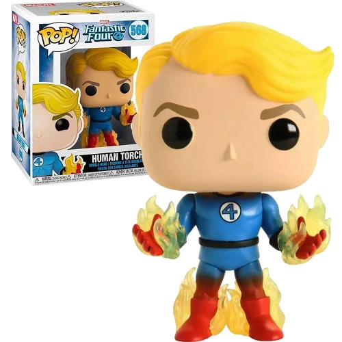 Funko Pop! Human Torch 569 Fantastic Four Exclusivo - FUNKO POP  #569
