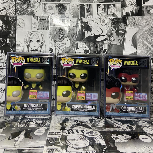 Funko Pop! Invincible, Capevincible, Omnivincible #2452 #2453 #2454-Invincible-2452