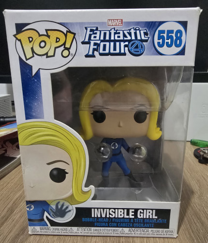 Funko Pop! Invisible Girl Fantastic Four #558 - Produto Original