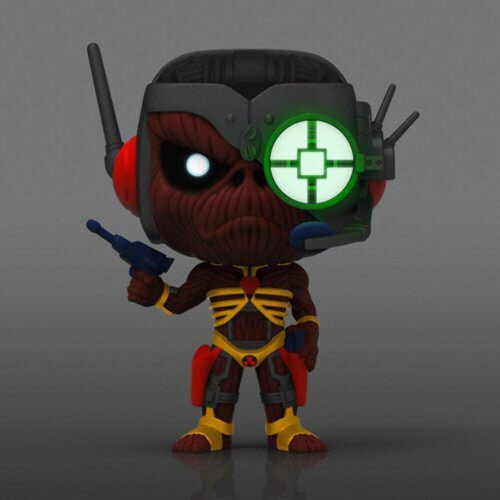 Funko Pop! Iron Maiden 4 Pack Glow In The Dark Exclusive-ROCK IRON MAIDEN-4
