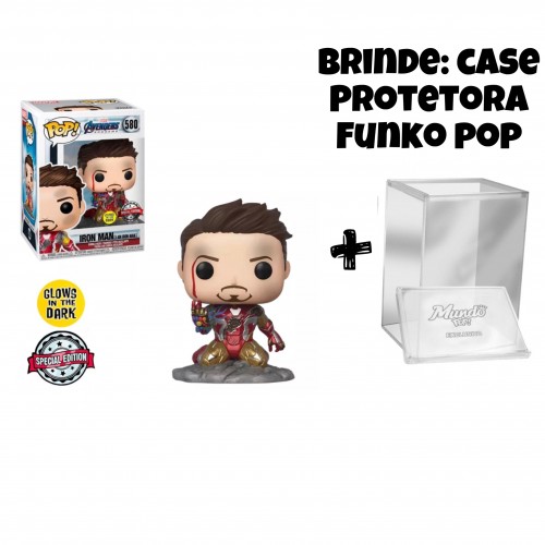 Funko Pop! Iron Man 580 | Marvel Avengers Endgame Homem De Ferro Glow ...