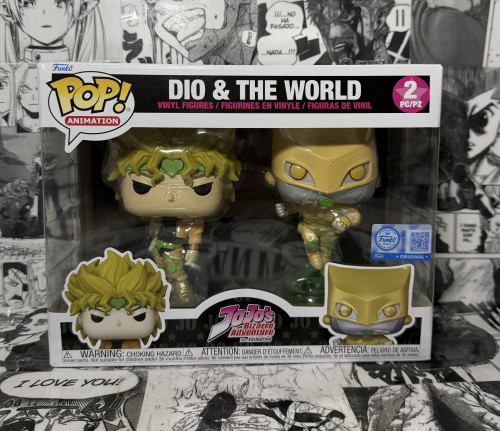 Funko Pop! JoJo’s Bizarre Adventure - Dio & The World JoJo's Bizarre Adventure #2 - Produto Original