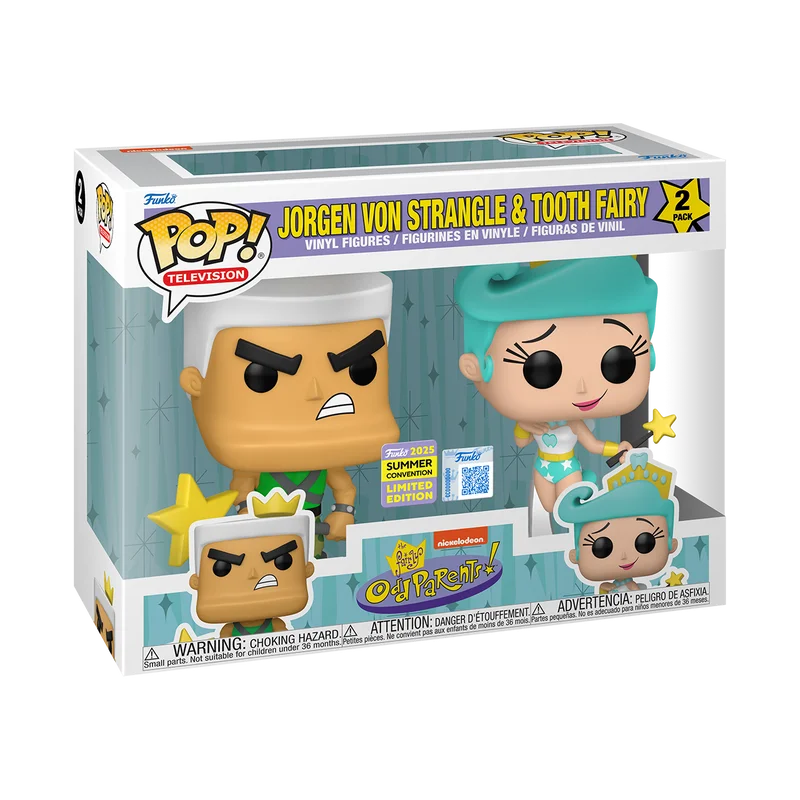 Funko Pop! Jorgen Von Strangle & Tooth Fairy - Padrinhos Mágicos-Os Padrinhos Mágicos-2