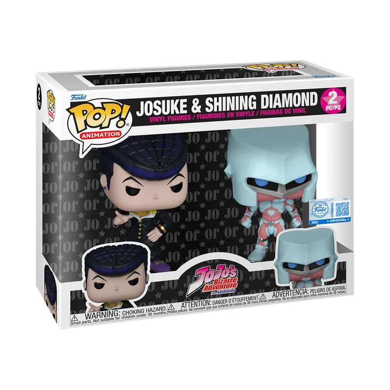 Funko Pop! Josuke & Shining Diamond - 2pack JoJo's Bizarre Adventure #2 - Produto Original