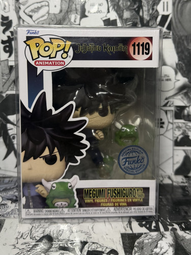 Funko Pop! Jujutsu Kaisen - Megumi Fushiguro with Toads Jujutsu Kaisen #1119 - Produto Original