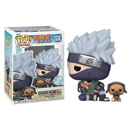 Funko Pop! Kakashi Hatake with Pakkun Naruto Shippuden #1338 - Produto Original
