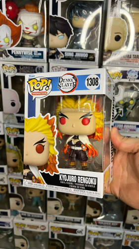Funko Pop! Kyojuro Rengoku - Demon Slayer - #1308 Demon Slayer:Kimetsu No Yaiba #1308 - Produto Original