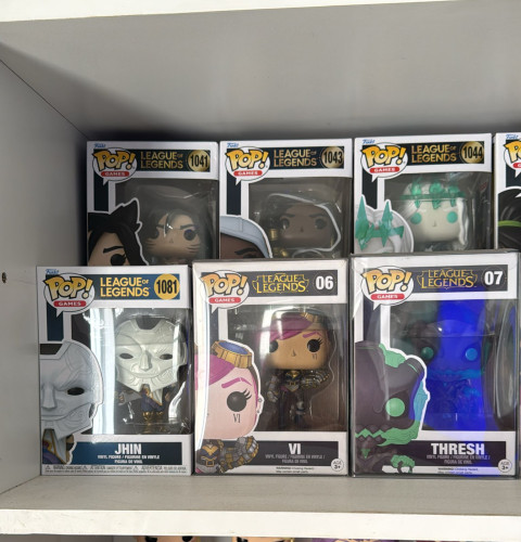 Funko Pop! Lote 18und - League Of Legends & Arcane League Of Legends #001 - Produto Original