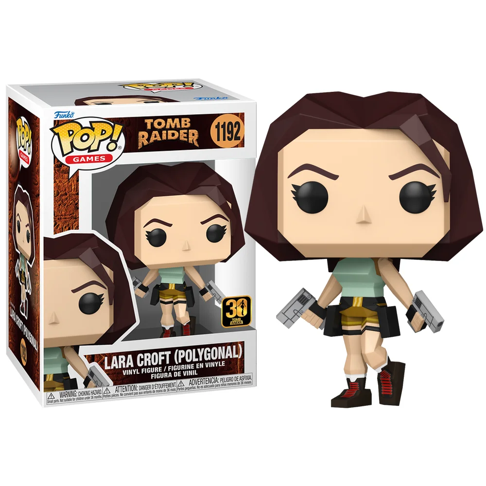 Funko Pop! Lara Croft (Polygonal) Tomb Raider #1192 - Produto Original